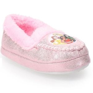Disney princess kids size 4 slippers